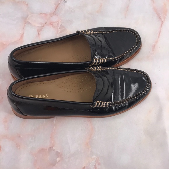 Wee Juns vintage penny loafers black size 7 - Picture 2 of 6